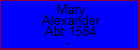 Mary Alexander