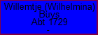 Willemtje (Wilhelmina) Buys