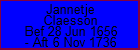 Jannetje Claesson