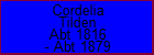 Cordelia Tilden