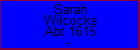 Sarah Wilcocks