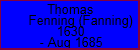 Thomas Fenning (Fanning)