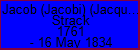 Jacob (Jacobi) (Jacques) Strack