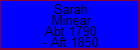 Sarah Minear