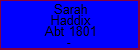 Sarah Haddix