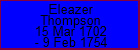 Eleazer Thompson