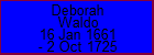Deborah Waldo