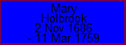 Mary Holbrook