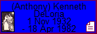 (Anthony) Kenneth DeLoria