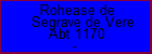 Rohease de Segrave de Vere