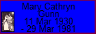 Mary Cathryn Gunn