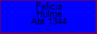 Felicia Hulme