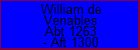 William de Venables