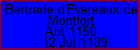 Bertrade d'Evereaux de Montfort