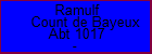Ramulf Count de Bayeux