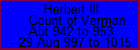 Herbert III Count of Vermandois