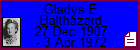 Gladys E Balthazard