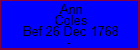 Ann Coles