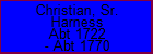 Christian, Sr. Harness