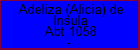 Adeliza (Alicia) de Insula