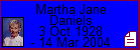 Martha Jane Daniels
