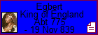 Egbert King of England