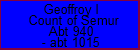 Geoffroy I Count of Semur