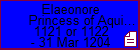 Elaeonore Princess of Aquitane