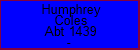 Humphrey Coles