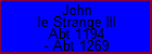 John le Strange III