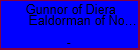 Gunnor of Diera Ealdorman of Northumberland