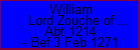 William Lord Zouche of Mortimer
