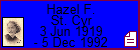 Hazel F. St. Cyr