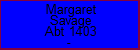 Margaret Savage