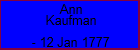 Ann Kaufman