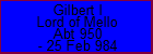 Gilbert I Lord of Mello