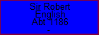Sir Robert English
