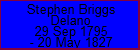 Stephen Briggs Delano