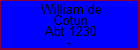 William de Cotun