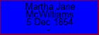 Martha Jane McWilliams