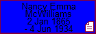 Nancy Emma McWilliams