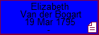 Elizabeth Van der Bogart