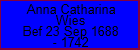 Anna Catharina Wies