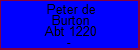Peter de Burton