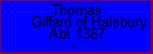 Thomas Giffard of Halsbury