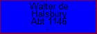 Walter de Halsbury