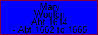 Mary Woolen