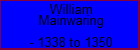 William Mainwaring