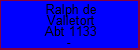Ralph de Valletort