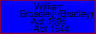 William Broadley (Bradley)